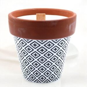 Szójagyertya levendula illóolajjal – nyugtató hangulat – fa kanóccal