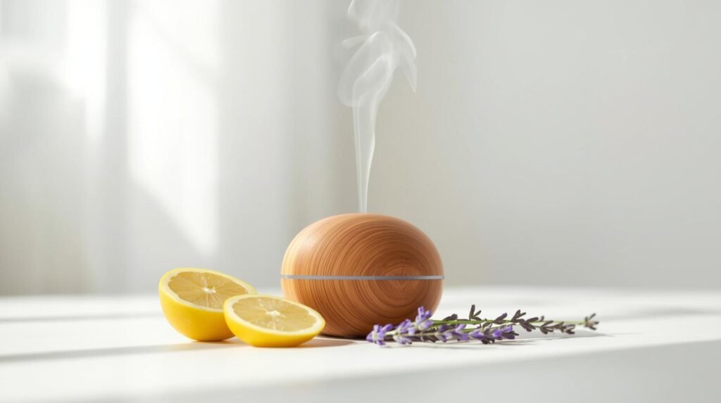 Citrom és levendula illóolaj párosítása diffúzor mellett
