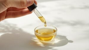 Levendula illóolaj cseppentése hordozóolajba hígításhoz